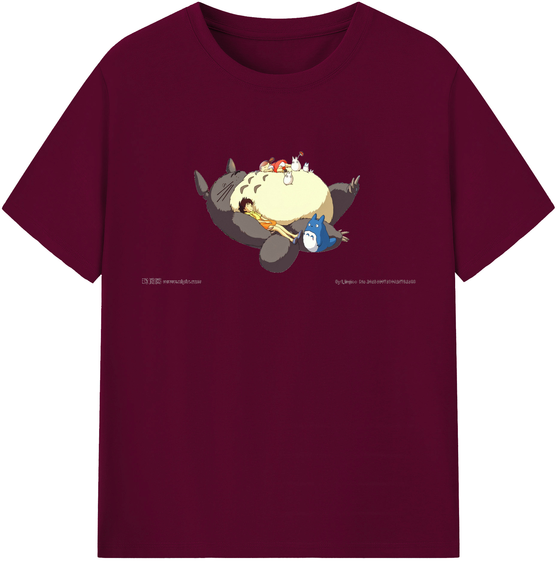 （画像用） となりのトトロ 草壁メイ 草壁サツキ My Neighbor Totoro Satsuki Kusakabe Mei Kusakabe レディースカジュアルプリントTシャツ（綿100％）